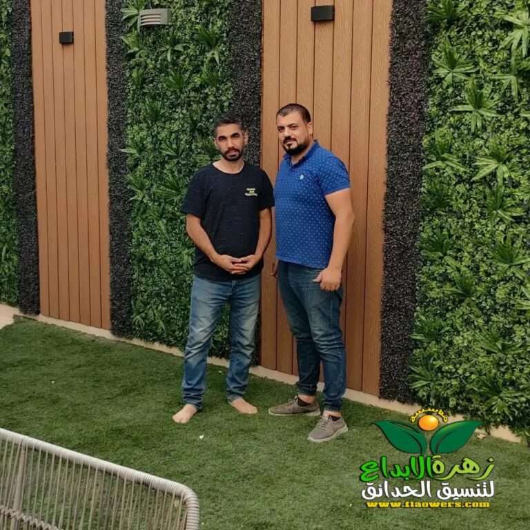 تنسيق حدائق الجش